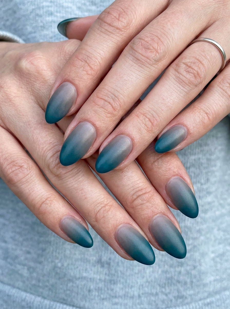 Smoky Teal Ombré